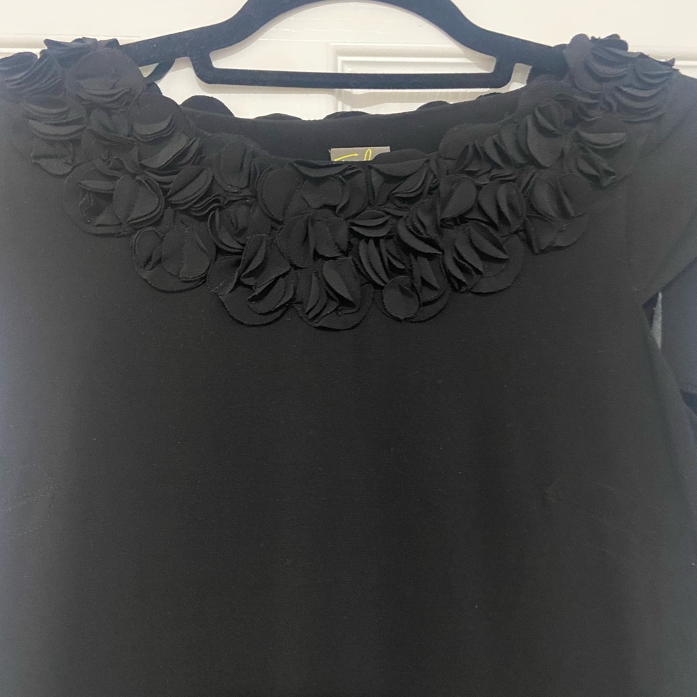Taylor Mini Sheath Dress with Ruffles - Picture 2 of 7